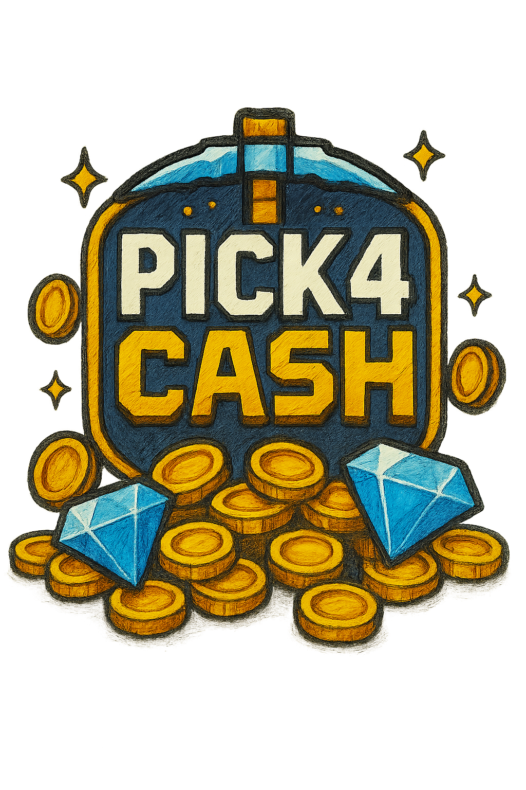 Pick4Cash Logo
